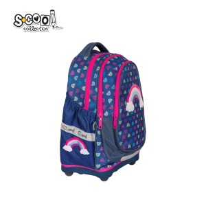 Ghiozdan anatomic RAINBOW - S-COOL, 38x39x19.5 cm2