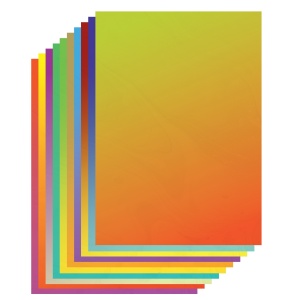 Hârtie glasată gradient Nebo, A4, 90 gr, 10 coli/set2