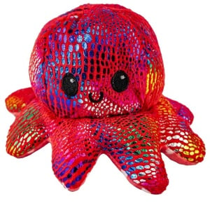 Jucărie reversibilă din pluș, Caracatiță, 20 cm14