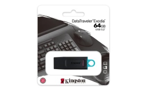 KS USB 64GB DATATRAVELER EXODIA 3.2 BK/T - Img 10