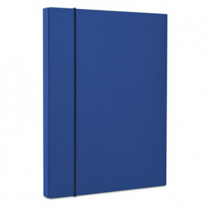 Mapa carton plastifiat cu elastic Office Products A4 300gsm lățime cotor 40mm