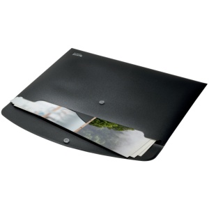 Mapă plastic cu capsă Leitz Recycle, A4, CO₂ neutru, 80% reciclat, negru2