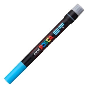 Marker UNI Posca Brush PCF-350, vârf pensulă, 1.0-10.0mm5