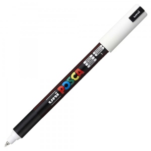Marker UNI Posca PC-1MR, vârf fin metalic, 0.7mm2