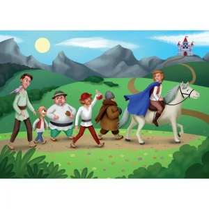 Noriel Puzzle, 100 piese - Harap Alb - Colecția Basme Românești2