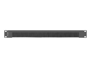 Panou cu perii 19" 1U negru AK-1103-B