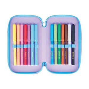 Penar echipat Herlitz, 31 piese, 3 compartimente, motiv Little Monster4