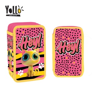 Penar echipat HEY - YOLLO, 3 fermoare, 38 piese