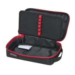 Penar tip Etui 2 Go Negru/Rosu - Img 2