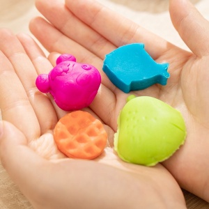 Plastilină modelaj Deli, 6 culori x 100g6