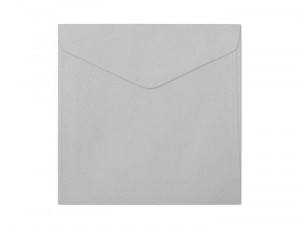 Plic pătrat gumat (160x160mm), Pearl, 150g/mp