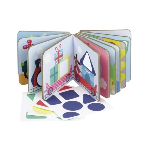 Prima mea carte cu stickere, Forme geometrice3