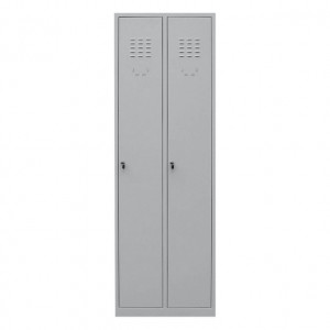 PRIME B811 • Vestiar 2 uși cu un compartiment cu 4 polițe 600x450x1800LxlxH (mm) / Dimensiuni exterioare - Img 1