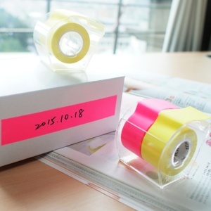 Rezervă notes autoadeziv în rolă Stick"n-2 culori pastel, pentru dispenser, 25 mm x 10 m, 2 buc/set6
