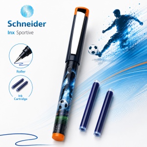 Roller cu cartuș Schneider INX Sportive, + 1 rezervă cerneală/blister