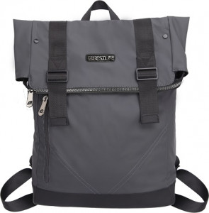Rucsac BESTLIFE La Minor - gri - laptop 16 inch, charge pentru USB si TypeC conectori