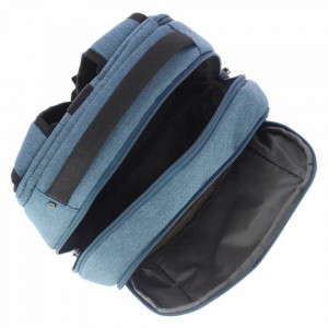 Rucsac CATERPILLAR Code - Quest Adventure, material 420D hexagonal - bleumarin - Img 4