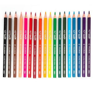 Set creioane colorate plastic Deli Colorun, 18 culori3
