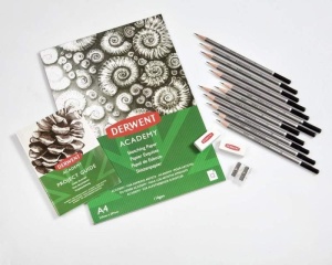 Set creioane grafit 6b-5h pentru incepatori Derwent academy2
