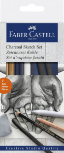 Set desen cărbune Faber-Castell