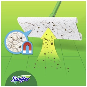 Set mop plat Swiffer Dry + Wet, cu 3 rezerve umede + 8 rezerve uscate6