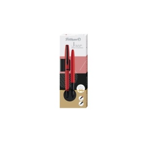 Set pix + stilou Pelikan Jazz Noble Elegance Red, în cutie cadou6