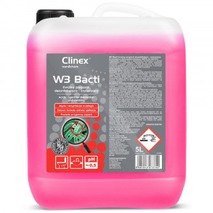 Soluție pentru curățare și dezinfectare diverse suprafețe Clinex W3 Bacti, 5L