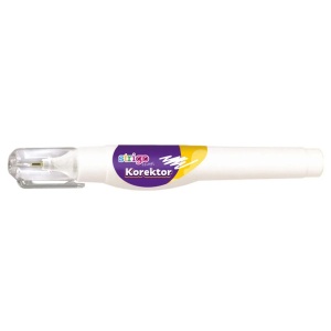 Stilou corector Strigo, vârf metalic, uscare rapidă, 8 ml