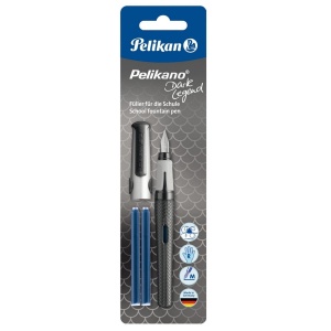 Stilou Pelikan, Pelikano Dark Legend, penița L, Grip ergonomic, pentru stângaci, nu include patron - Img 5