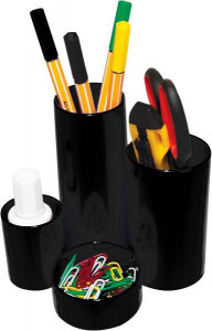 Suport tubular birou Flaro, 4 compartimente3