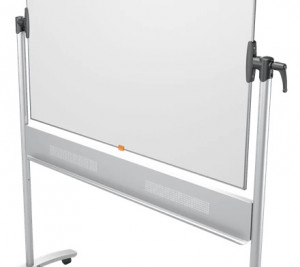 Tablă magnetică mobilă, din oțel, format clasic, 1200x900mm Nano Clean™ Nobo - Img 7
