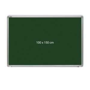 Tablă verde magnetică pentru cretă cu ramă din aluminiu Optima, 100 x 150 cm 2