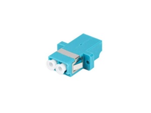 Adapt. fibra optică MM LC/UPC duplex OM3