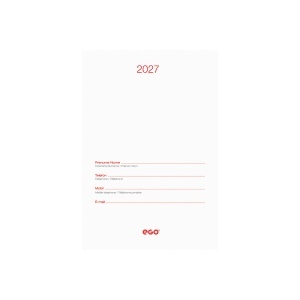 Agendă datată Ego Capri, 16 x 23,5 cm2