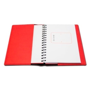 Agendă de lux nedatată cu spiră Cometa, 15 x 21 cm3