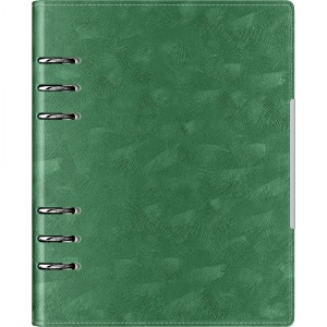 Agendă nedatată Precision Odesa Green, A5, 290 pagini, 80 g/mp, 6 inele
