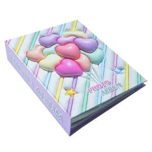 Album foto, 40 poze, 10x15 cm, Inimioare pastel2
