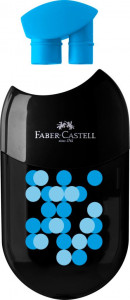 Ascuțitoare cu radieră Faber-castell 2022 two tone negru3