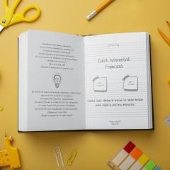 Caiet A5, 64 file, Dictando, hârtie 80g/mp, copertă 300 g/mp Franceză - Scrib's Joy6