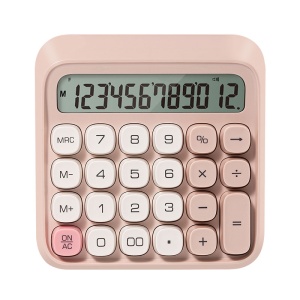 Calculator de birou retro, 12 digits, 13 x 13.3 x 2.7 cm, Deli5