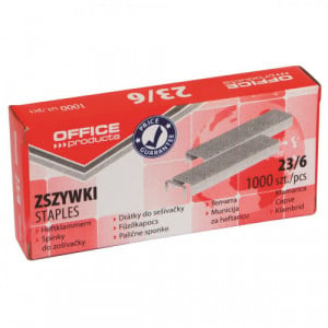 Capse 23/6 Office Products, 1000 buc/cutie