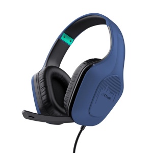 Casti cu fir Trust GXT 415B Zirox albast - Img 2
