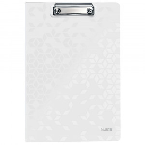 Clipboard dublu Leitz WOW A4 din polyfoam, clemă metalică și buzunar interior – organizare modernă și sigură