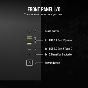 CR Case iCUE 2500X RGB Micro ATX Black - Img 17