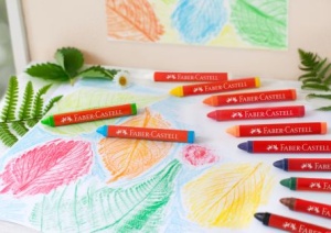 Creioane cerate triunghiulare Faber-castell, 24 culori3