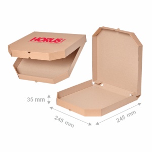 Cutie carton pentru pizza, 245x245x35 mm