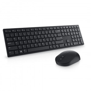 Dell Pro Wireless Keyboard and Mouse KM5221W, US International (QWERTY), Wireless, 2.4 GHz, Mouse Buttons: