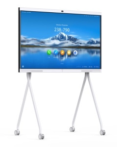 Display interactiv Huawei IdeaHub B3, 65", UHD, 350nit, IPS, contrast 1200:1, haze 3-8%, Harmony OS 2.1.0 (cea mai recenta), CPU A73*8, 8GB RAM, 64GB storage, Mali G52 MP6, web browser, adnotare pe orice sursa, WiFi 6, BT available, NFC supported, 2xHDMI,