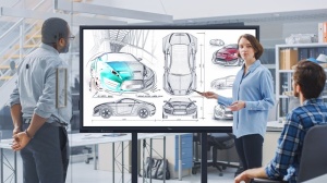 Display Interactiv Optoma 3862RK, 86inch, 3840x2160pixeli, Black8