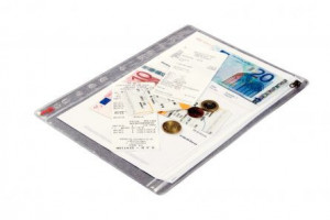 Filă protecție cu fermoar din metal Esselte, A4, 200 microni, 1 bucată2